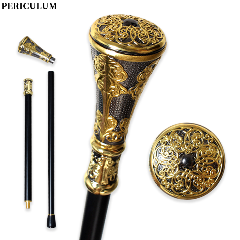 Detachable Cosplay Prop - Bengala Vitoriana Preta e Dourada com