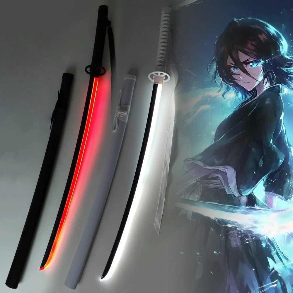 Cosplay Prop Dagger - 40 polegada brilho lixívia katana led
