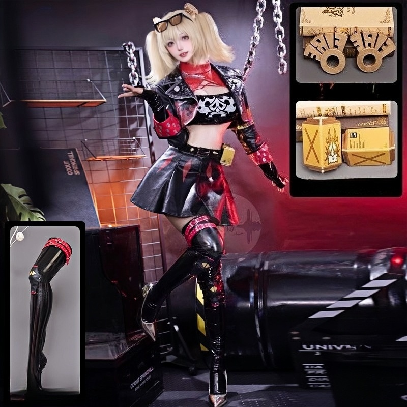 Burnice Cosplay Prop - Jogo zenless zona zero burnice whita