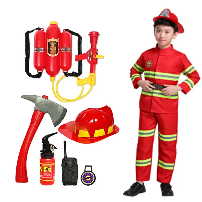 Cosplay Prop Works - Novo Uniforme de Bombeiro Sam, Fantasia