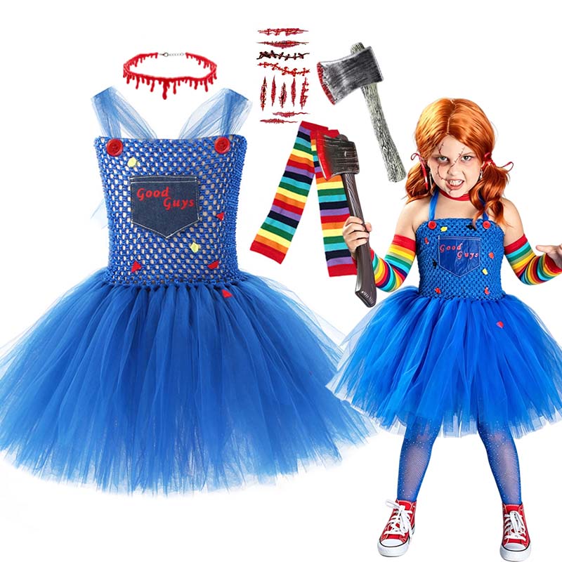 Cosplay Floating Prop - Fantasia de Boneca Assustadora para Meninas