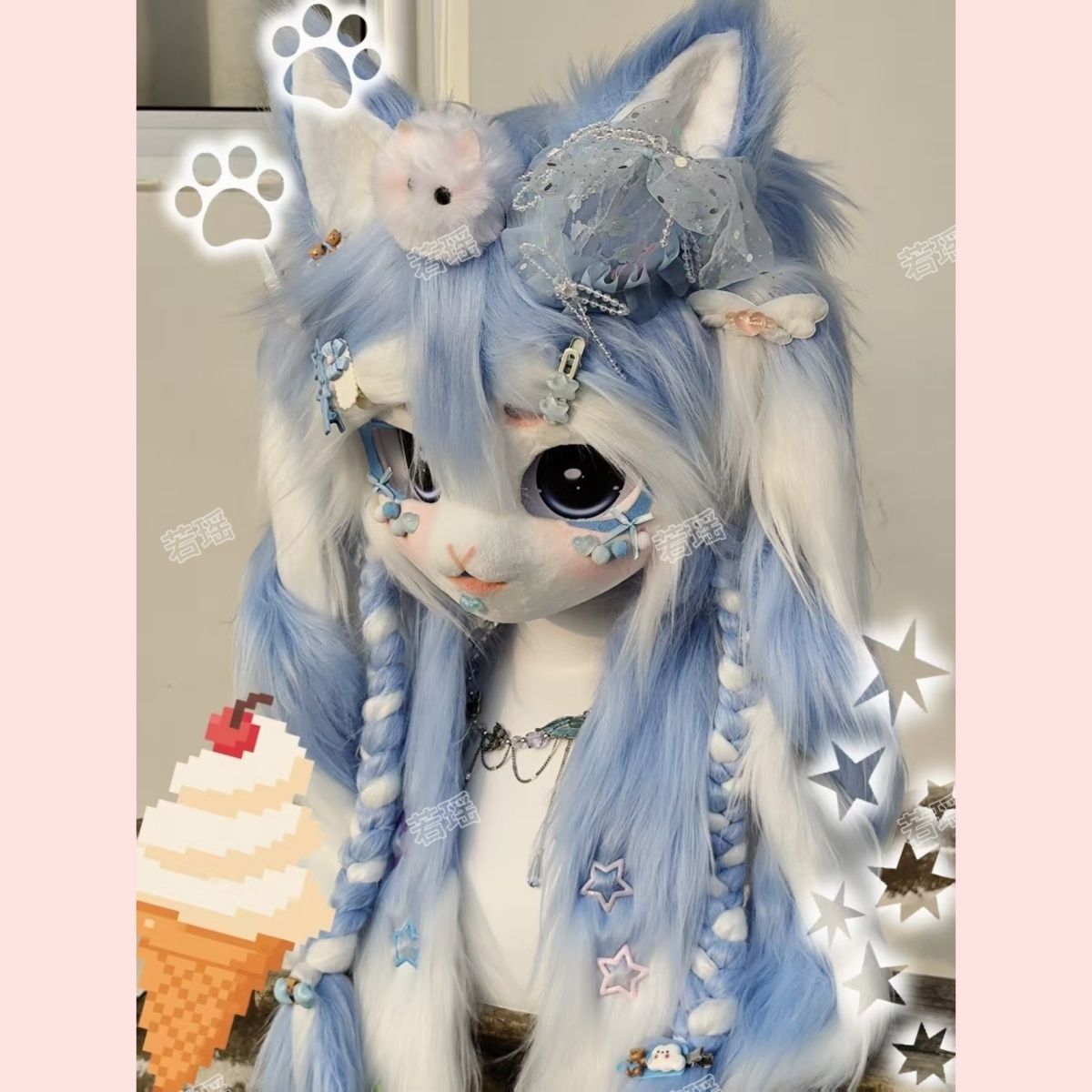 Cosplay Prop Making - Máscara de Fursuit de Gato Kemono