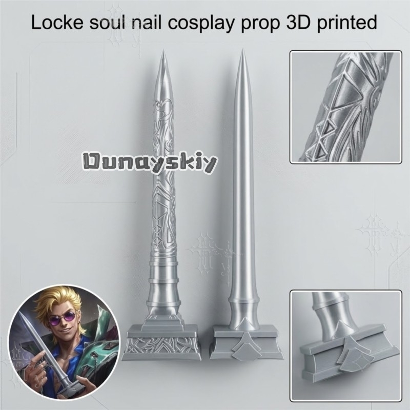 KS*27Locke The Ashen Exorcist  - Cosplay Prop 3D Print Settings avaliação e preço