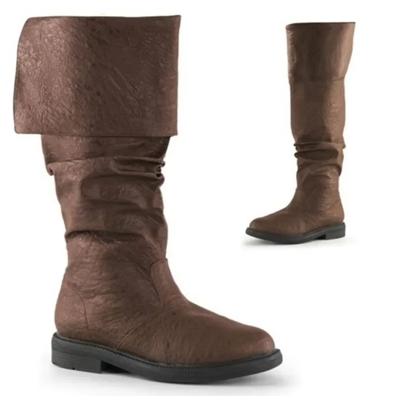 Botas medievais masculinas cav - Cosplay Prop Works avaliação e preço