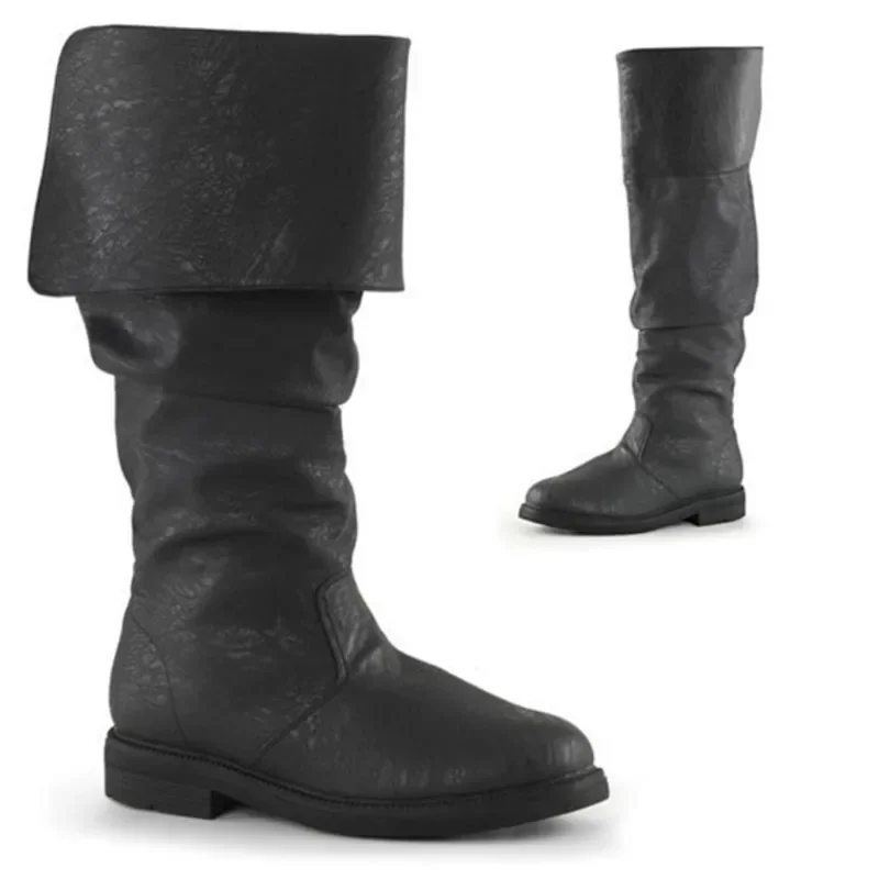 Botas medievais masculinas cav - Cosplay Prop Works avaliação e preço