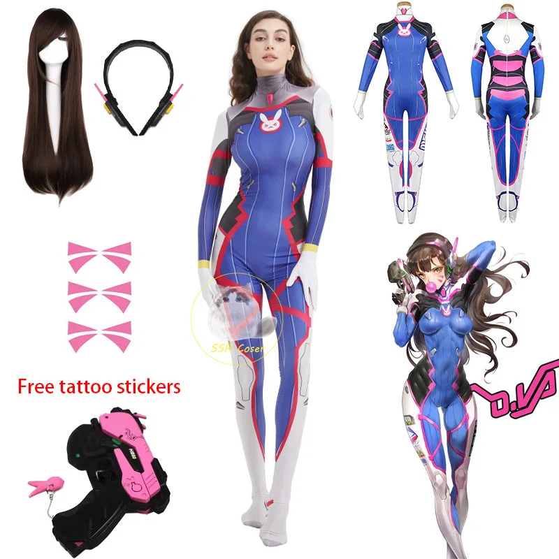 Dva cosplay traje bodysuit zen - Dva Cosplay Prop avaliação e preço