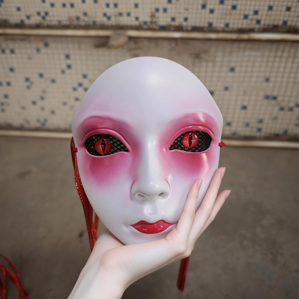 Máscara de Rosto Inteiro Artes - Cosplay Prop Works avaliação e preço